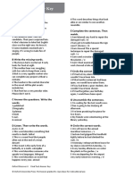 Final Test Answer Key: Audio 4 - 48