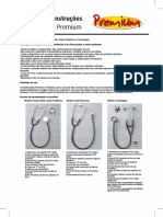 Manual Estetoscopio Premium Duplo e Cardio