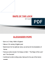 Rape of The Lock: by Alexander Pope