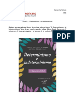 Guía 1 - El Determinismo y El Indeterminismo