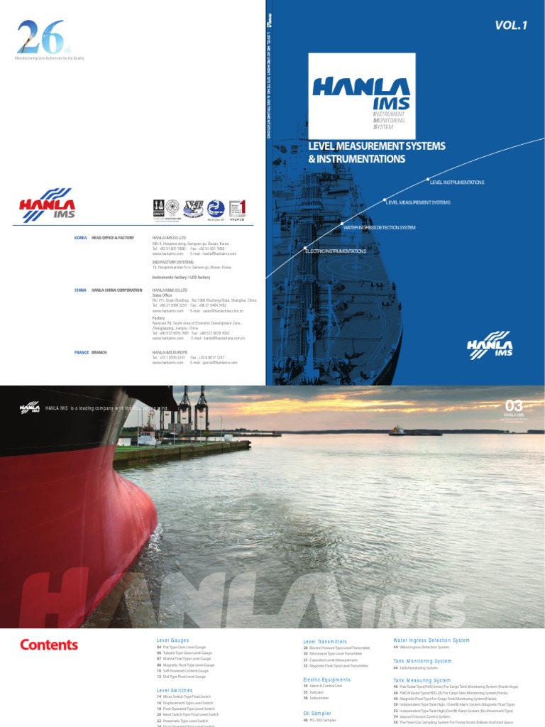 12.hanla IMS (Level Monitoring) | PDF | Switch | Glasses