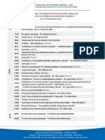 Programação Simpósio Nacional 2018