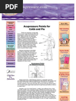 Accupressure for Cold and Flu