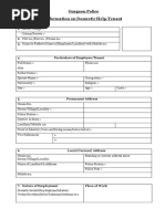 Police Verification Form