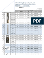 Multidirectional Scaffolding Price List - Rapid Scaffold DTD 20210827