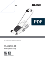 Al-Ko Classic 3.8E Lawn Mower Service Manual