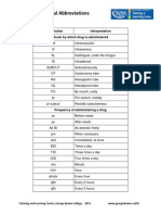 Common Medical Abbreviations