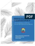 PKM Tanjung Agung Perencanaan Vaksinasi Covid-19