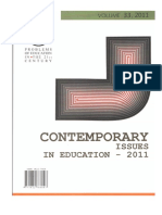 Problems of Education in The 21st Century, Vol. 33, 2011