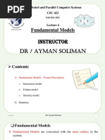 Fundamental Models: Instructor DR / Ayman Soliman