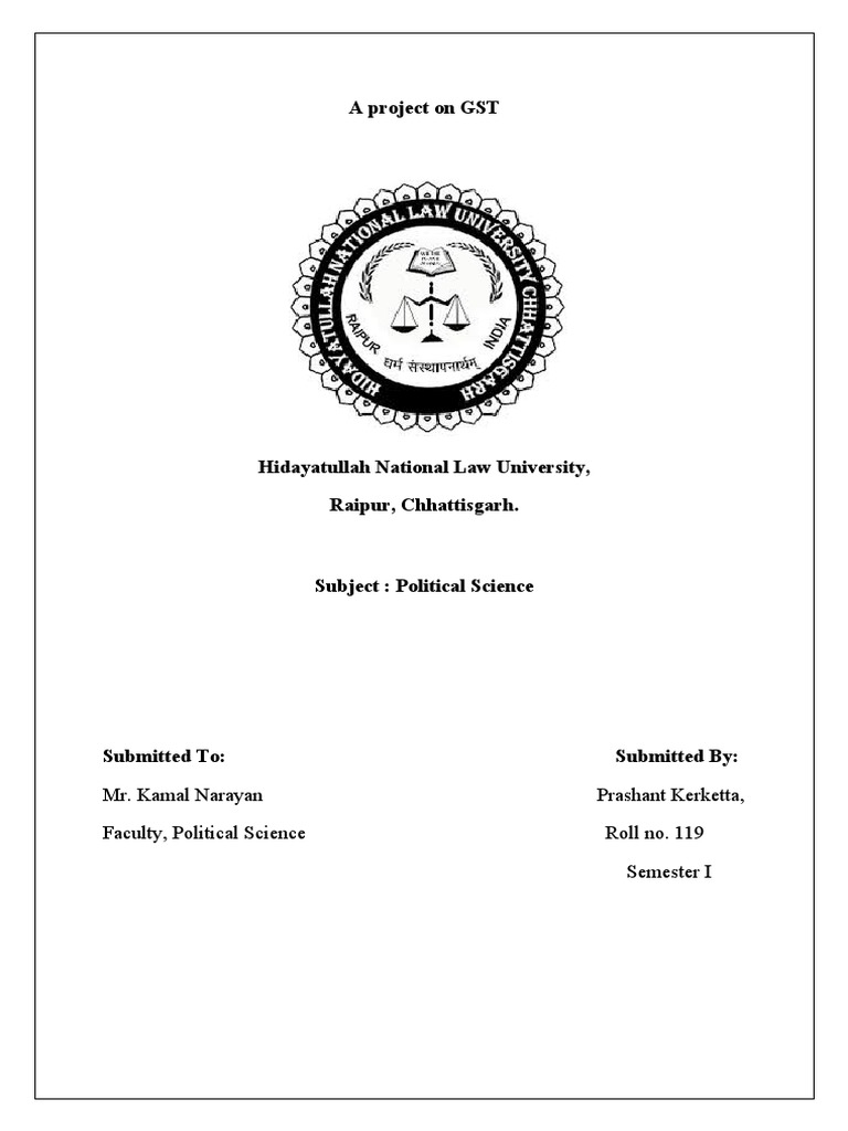 GST MP PDF Value Added Tax Taxes