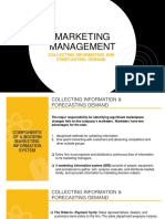CH.3 Marketing Management: Collecting Information and Forecasting Demand
