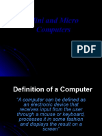 Mini and Micro Computers