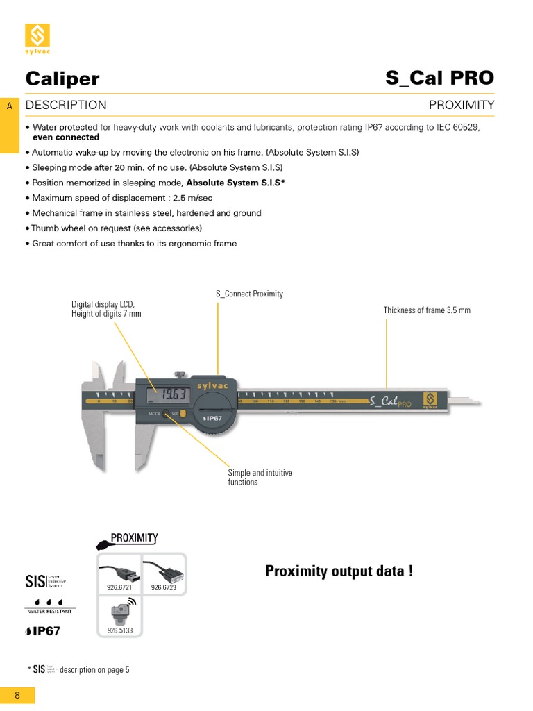 Catalogue E8 en Caliper S Cal PRO | PDF | Computer Hardware | Computing