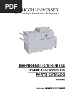 B064/B065/B140/B141/B142/ B143/B163/B228/G126 Parts Catalog