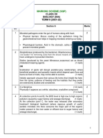 Marking Scheme (SQP) : Class Xii BIOLOGY (044) TERM II (2021-22)