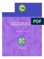 Trends, Networks, and Critical Thinking in The 21 Century: Joshua Philip T. Pirante, LPT