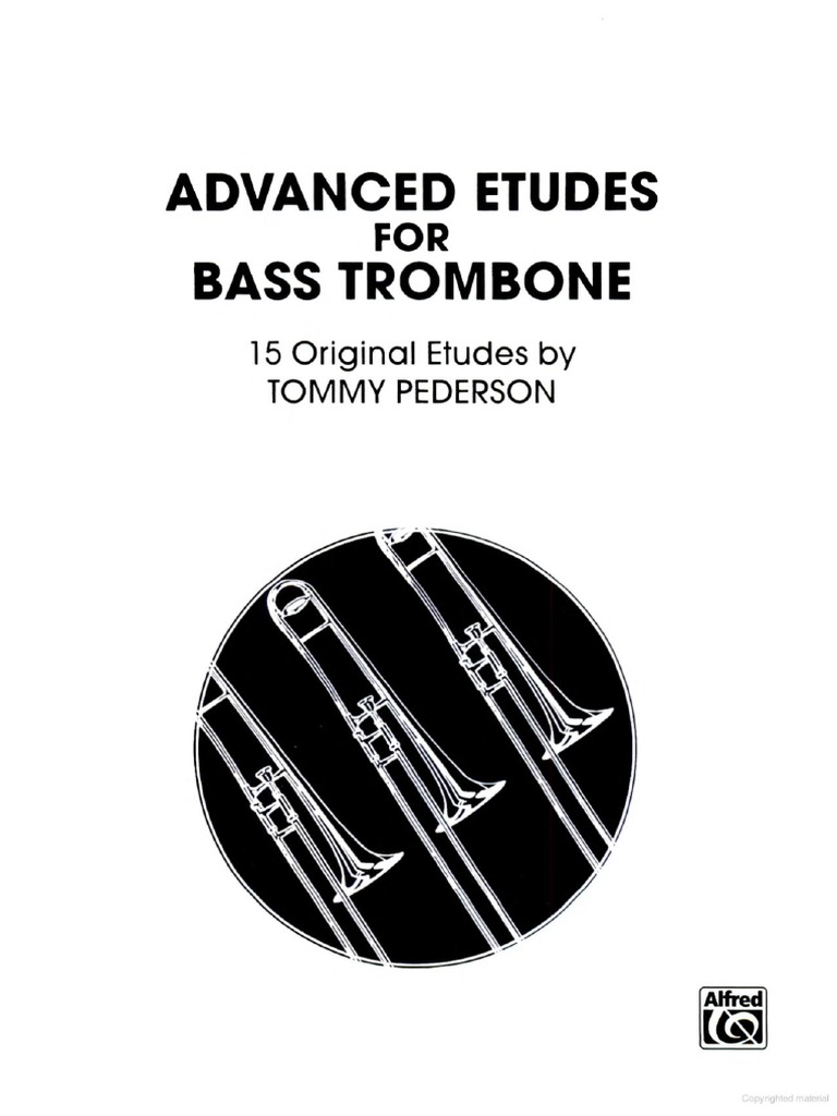 Advanced Etudes For Bass Trombone PDF