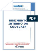 Regimento da Codevasf