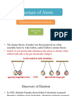 Structure of Atom: Discovery of Sub-Atomic Particles