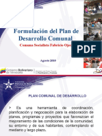 Presentación Plan Comunal-Comuna Fabricio Ojeda