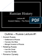 Russian History: Lecture #1 Ancient History - The Romanov's