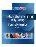 S9 Safety Labeling For Electrical Equipment and Facilities Management