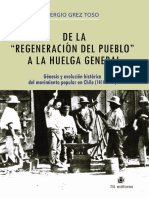Grez Toso, Sergio - De La Regeneración Del Pueblo a La Huelga General