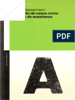 El Estudio de Casos Como Método de Enseñanza