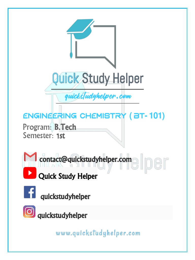 Engineering Chemistry Unit 3 Lubricants Notes PDF PDF Lubricant