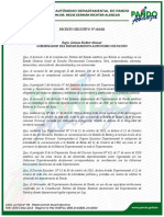 DECRETO EJECUTIVO GADP Nº 18