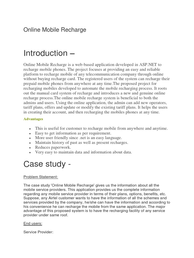 KaGemCo - Mobile Recharge System | PDF, image size:768x1024