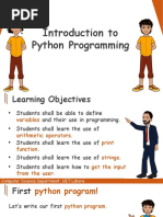 Week 2 Introduction To Python Programming