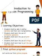 Week 2 Introduction To Python Programming