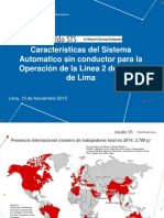 Caracteristicas Del Sistema Automatico Sin Conductor Ansaldo STS