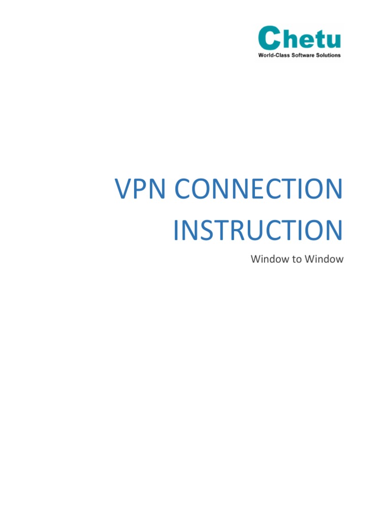 Vpn connection instruction window to window pdf virtual private
