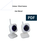 IP Wireless / Wired Camera: User Manual