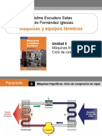 Ciclo de compresión de vapor máquinas frigoríficas