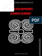 Séverine Kodjo-Grandvaux - Philosophies Africaines-Présence Africaine (2013)