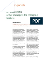 Beyond Expats Better Managers For Emerging Markets