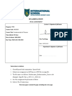 INS2015 Fundamentals of Finance Final Exam 2021 2022