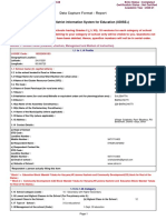 Data Capture Format - Report: The Unified District Information System For Education (UDISE+)