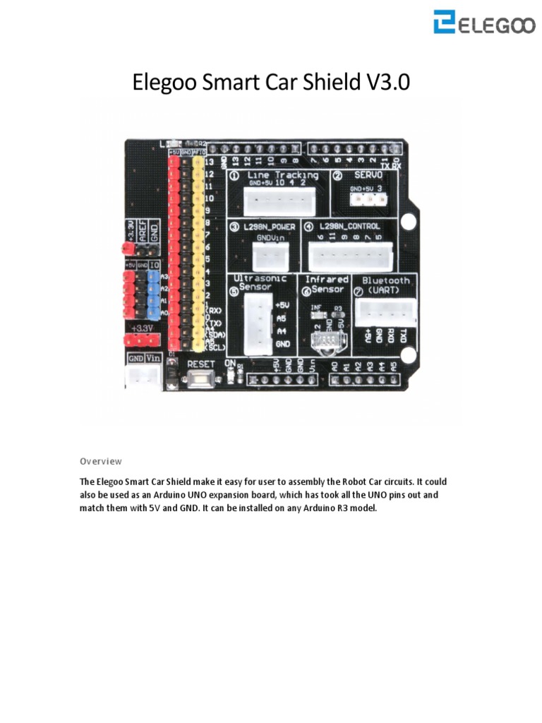 Elegoo smart car shield v3 0 pdf