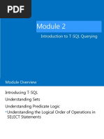 Introduction To T-SQL Querying
