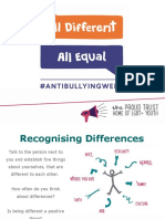 All Different All Equal Anti-Bullying Week 2017