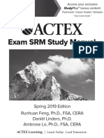 Actex SRM Spring 2019 Sample