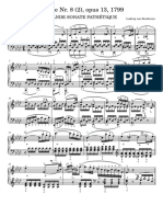 Sonate Nr.8 Op.13 Pathtique 2 Adagio Cantabile Sonata No 8 - Beethoven [Musescore.com BigMcEschMac, Fingering]