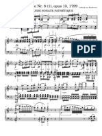 Sonate Nr. 8 Op. 13 Pathtique 1 Grave - Allegro Di Molto e Con Brio Sonata No 8 - Beethoven (Musescore - Com BigMcEschMac, Fingering)