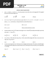 DPP 1 Vectors and 3D Geometry