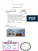 ACTIVIDADES DEL 3 AL 7 DE ENERO DEL 2022